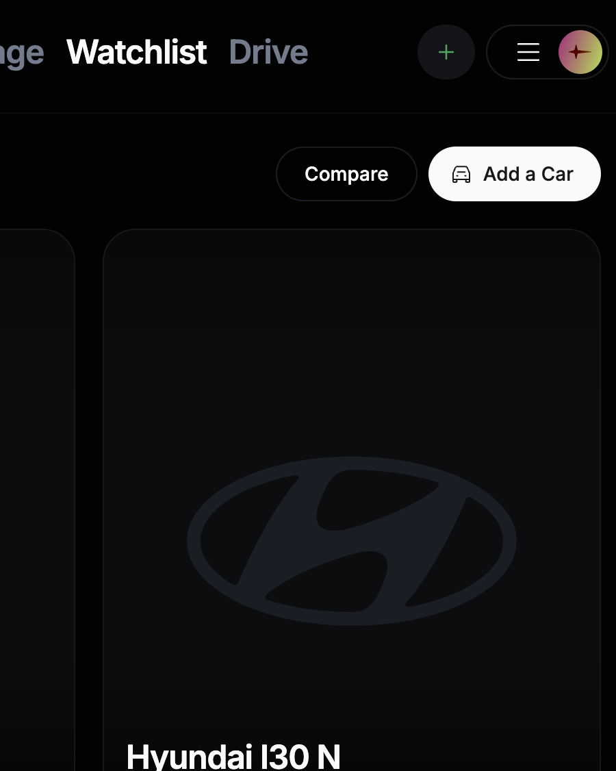 Owners Circle car watchlist
